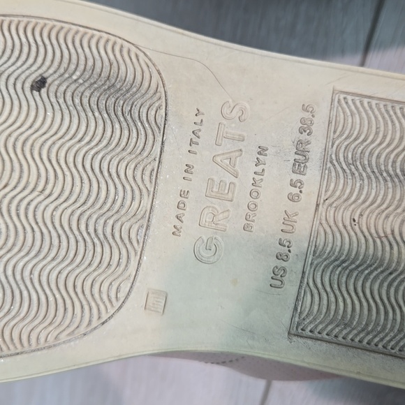 GREATS Brooklyn Women Leather Sneakers shoes sz 8.5 - Picture 13 of 15